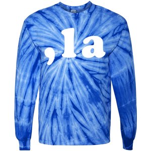 Comma La Kamala Harris Gift Tie-Dye Long Sleeve Shirt