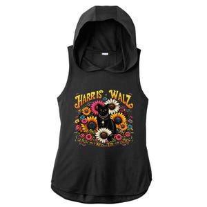 Cat Ladies Kamala Tim Walz Harris Waltz DonT Mess With The Gift Ladies PosiCharge Tri-Blend Wicking Draft Hoodie Tank