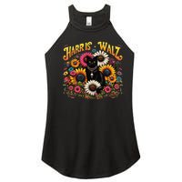 Cat Ladies Kamala Tim Walz Harris Waltz DonT Mess With The Gift Women's Perfect Tri Rocker Tank