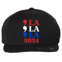 Comma La Kamala Vote For 2024 President Kamala Harris Wool Snapback Cap