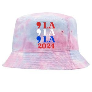 Comma La Kamala Vote For 2024 President Kamala Harris Tie-Dyed Bucket Hat