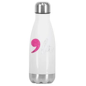 Comma La Kamala Harris For President 2024 Election Coma La Stainless Steel Insulated Water Bottle