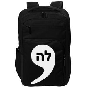 Comma La Kamala Hebrew Alphabet Cute Impact Tech Backpack