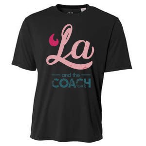 Comma La Kamala Harris Tim Walz Coach 2024 La Comma Cooling Performance Crew T-Shirt