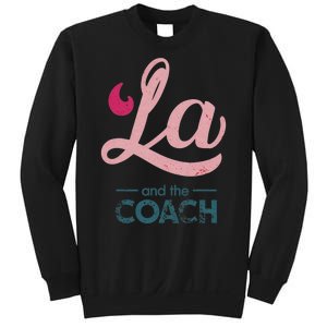 Comma La Kamala Harris Tim Walz Coach 2024 La Comma Sweatshirt