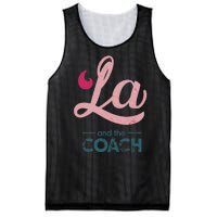 Comma La Kamala Harris Tim Walz Coach 2024 La Comma Mesh Reversible Basketball Jersey Tank