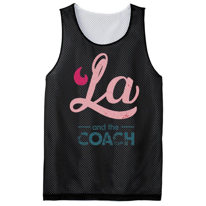 Comma La Kamala Harris Tim Walz Coach 2024 La Comma Mesh Reversible Basketball Jersey Tank