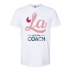 Comma La Kamala Harris Tim Walz Coach 2024 La Comma Softstyle CVC T-Shirt