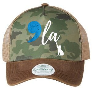 Comma +  La Kamala Harris Vote For Childless Cat Ladies Legacy Tie Dye Trucker Hat