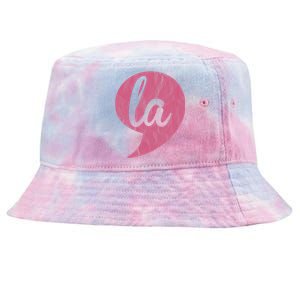 Comma + La Kamala Harris Vp 2020 Election Aka Soror Voting Tie-Dyed Bucket Hat