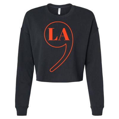 Comma La Kamala Harris Cropped Pullover Crew
