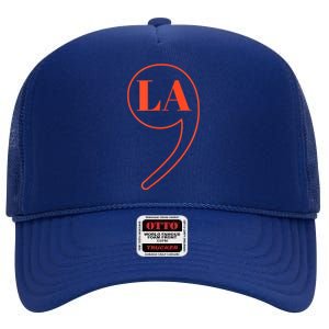 Comma La Kamala Harris High Crown Mesh Back Trucker Hat