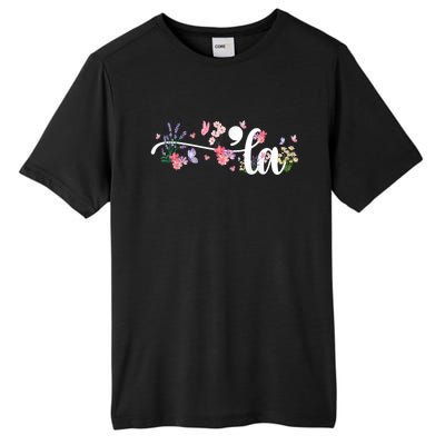 Comma La Kamala Harris Vintage Floral Feminine President Tall Fusion ChromaSoft Performance T-Shirt