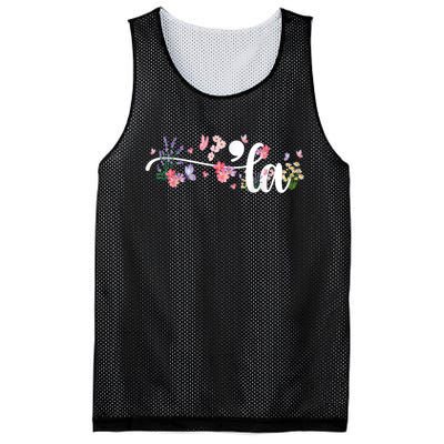 Comma La Kamala Harris Vintage Floral Feminine President Mesh Reversible Basketball Jersey Tank