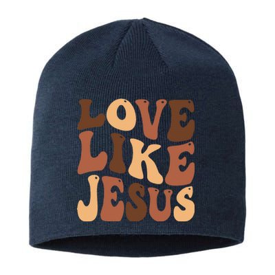 Christian Love Like Jesus Melanin Black History Sustainable Beanie