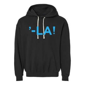 Comma La La Design Garment-Dyed Fleece Hoodie