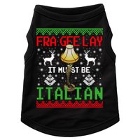 Fragile Christmas Leg Lamp FRA GEE LAY It Must Be Italian Ugly Sweater Doggie Tank