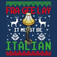 Fragile Christmas Leg Lamp FRA GEE LAY It Must Be Italian Ugly Sweater Infant Baby Jersey Bodysuit