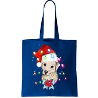 Christmas Lights Labrador Retriever Funny Xmas Cute Gift Tote Bag