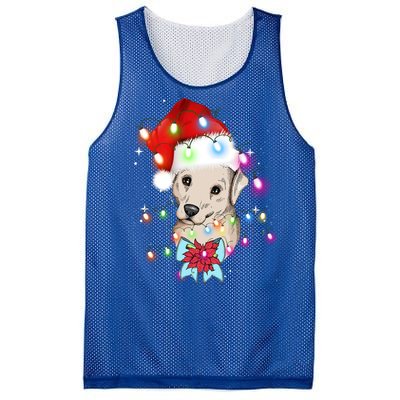 Christmas Lights Labrador Retriever Funny Xmas Cute Gift Mesh Reversible Basketball Jersey Tank