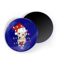 Christmas Lights Labrador Retriever Funny Xmas Cute Gift Magnet