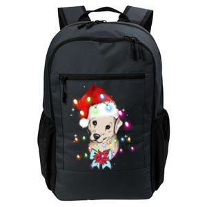 Christmas Lights Labrador Retriever Funny Xmas Cute Gift Daily Commute Backpack