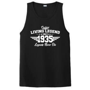 Certified Living Legend Since 1935 Legends Never Die 90th Birthday PosiCharge Competitor Tank