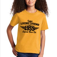 Certified Living Legend Since 1955 Legends Never Die 70th Birthday Kids T-Shirt