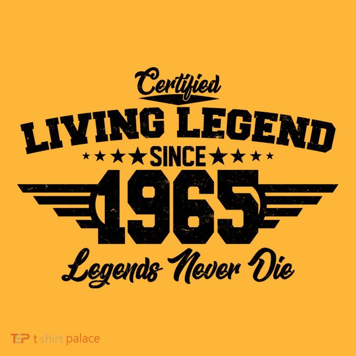 Certified Living Legend Since 1965 Legends Never Die 60th Birthday Baby Bodysuit