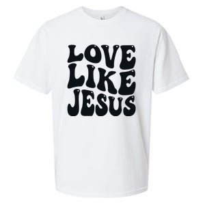 christian love like jesus Sueded Cloud Jersey T-Shirt