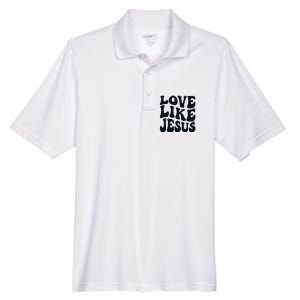 christian love like jesus Men's Origin Performance Pique Polo