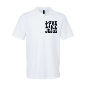 christian love like jesus Softstyle Adult Sport Polo