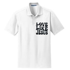 christian love like jesus Dry Zone Grid Polo