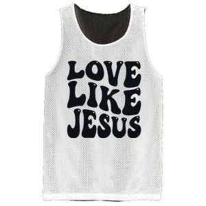 christian love like jesus Mesh Reversible Basketball Jersey Tank