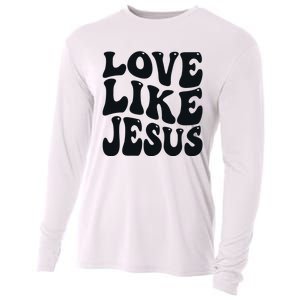 christian love like jesus Cooling Performance Long Sleeve Crew