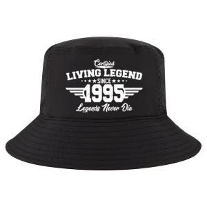 Certified Living Legend Since 1995 Legends Never Die 30th Birthday Cool Comfort Performance Bucket Hat