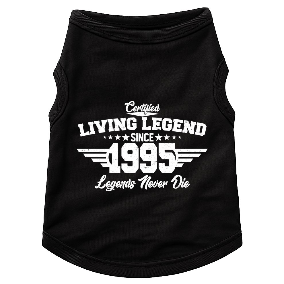 Certified Living Legend Since 1995 Legends Never Die 30th Birthday Doggie Tank