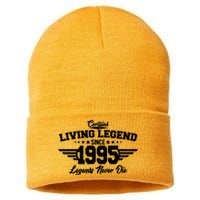 Certified Living Legend Since 1995 Legends Never Die 30th Birthday Sustainable Knit Beanie