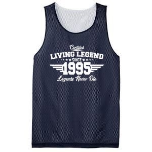 Certified Living Legend Since 1995 Legends Never Die 30th Birthday Mesh Reversible Basketball Jersey Tank