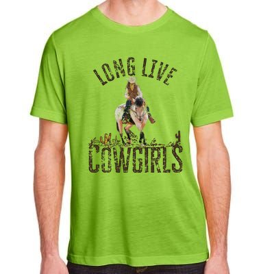 Cowgirls Long Live Wild West Cool Girls Country Girls Women Adult ChromaSoft Performance T-Shirt