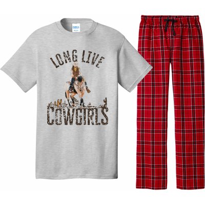 Cowgirls Long Live Wild West Cool Girls Country Girls Women Pajama Set