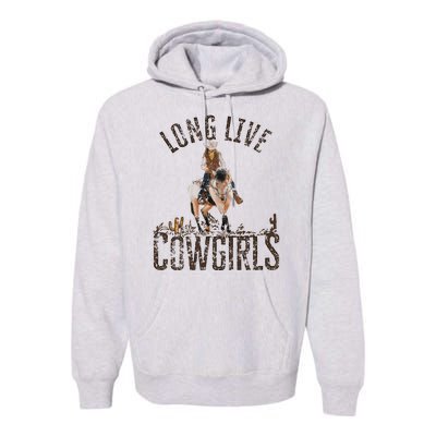 Cowgirls Long Live Wild West Cool Girls Country Girls Women Premium Hoodie