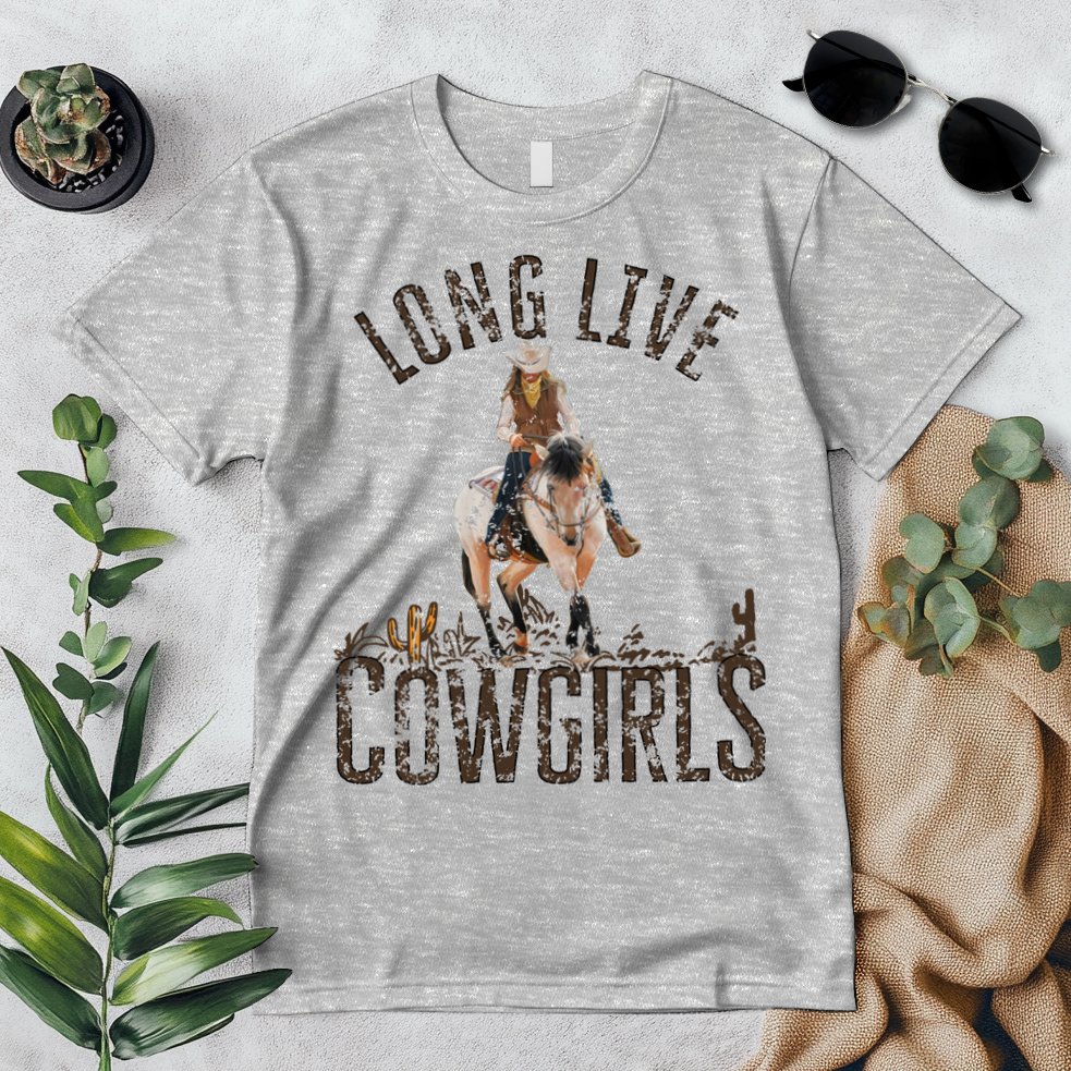 Cowgirls Long Live Wild West Cool Girls Country Girls Women Premium T-Shirt