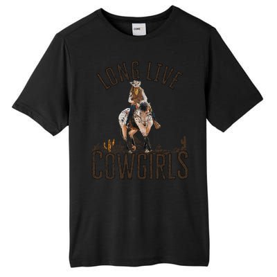 Cowgirls Long Live Wild West Cool Girls Country Girls Women Tall Fusion ChromaSoft Performance T-Shirt