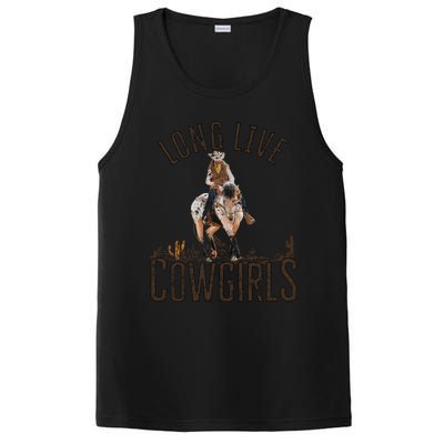 Cowgirls Long Live Wild West Cool Girls Country Girls Women PosiCharge Competitor Tank