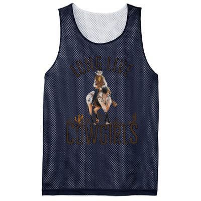 Cowgirls Long Live Wild West Cool Girls Country Girls Women Mesh Reversible Basketball Jersey Tank