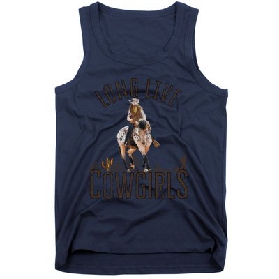 Cowgirls Long Live Wild West Cool Girls Country Girls Women Tank Top