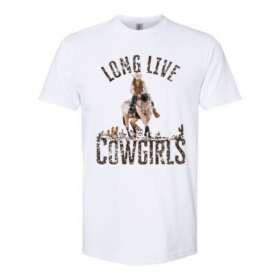 Cowgirls Long Live Wild West Cool Girls Country Girls Women Softstyle CVC T-Shirt