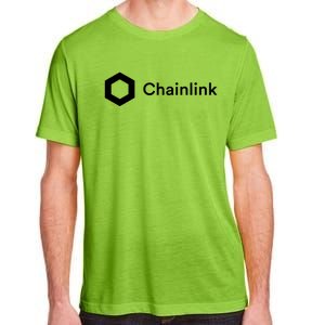 Chainlink LINK Logo, Chainlink Crypto Logo Blockchain DeFi Adult ChromaSoft Performance T-Shirt