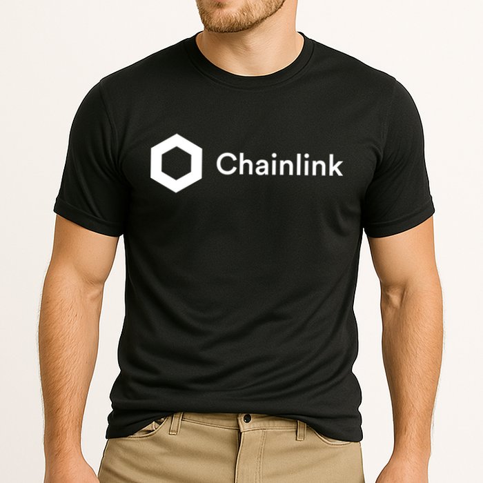 Chainlink LINK Logo, Chainlink Crypto Logo Blockchain DeFi Performance Shirt